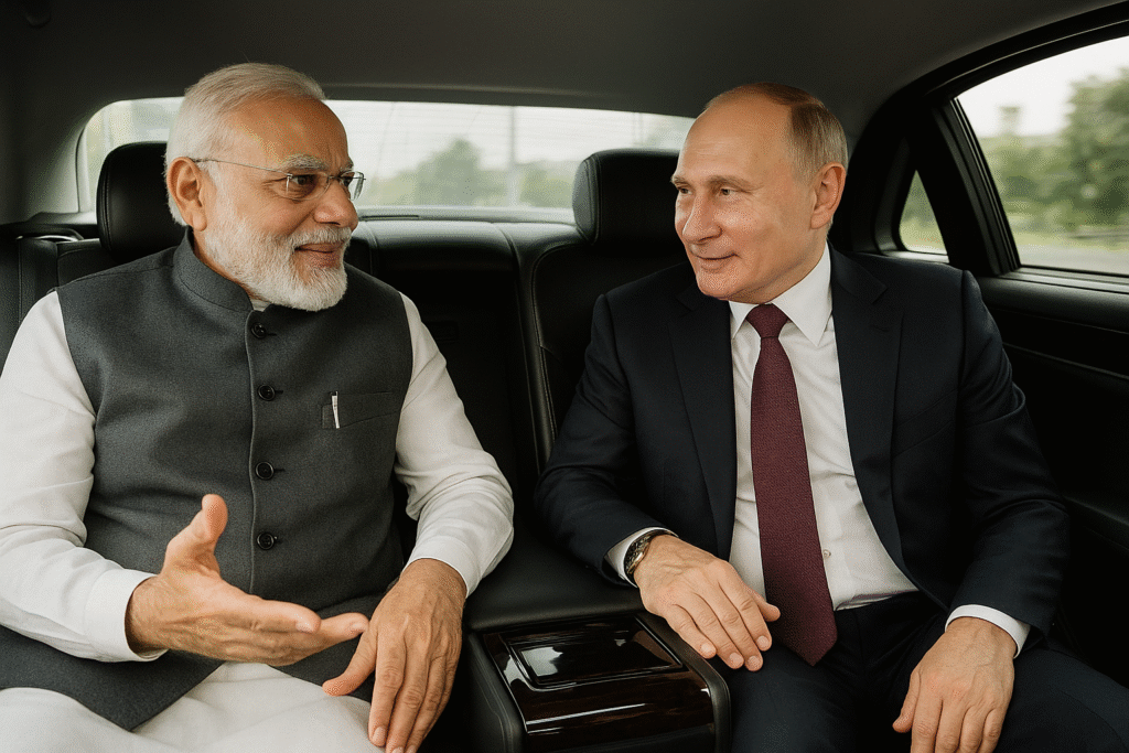 Modi And Putin Modi-Putin Car Ride Diplomacy: Behind the Scenes at the SCO Summit in Tianjin
