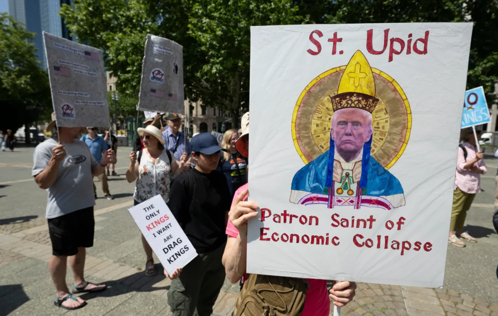 ‘No Kings’ Protests Sweep the U.S. as Millions March Against Trump’s Leadership